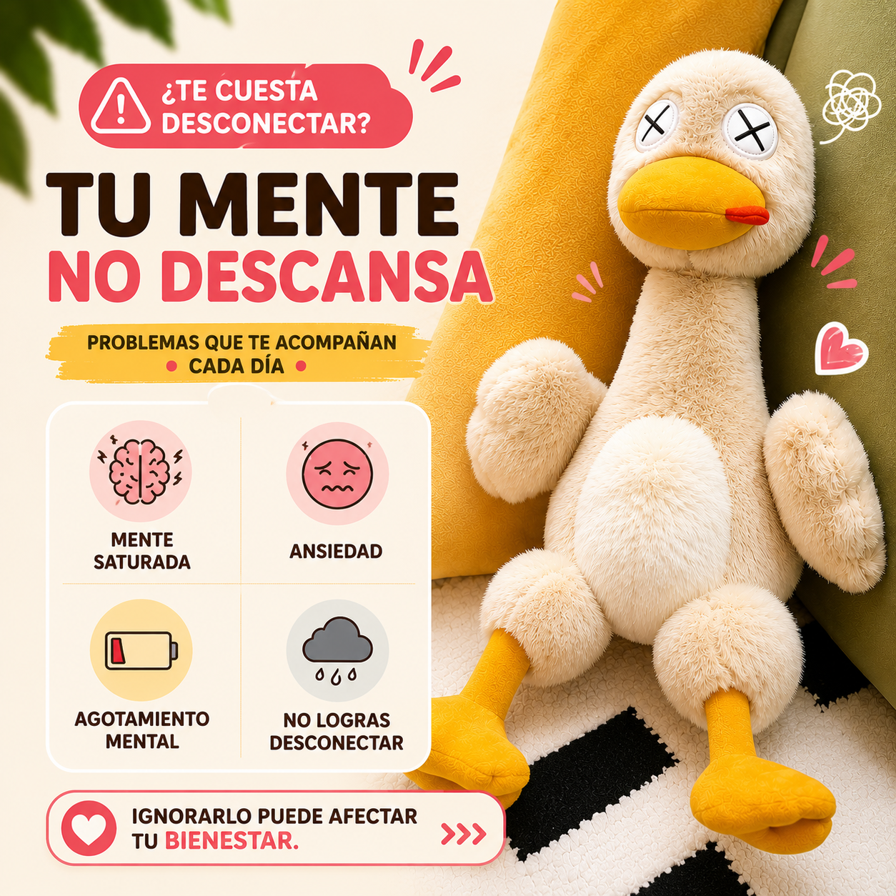 Pluffo™ Peluche Magnético Antiestrés